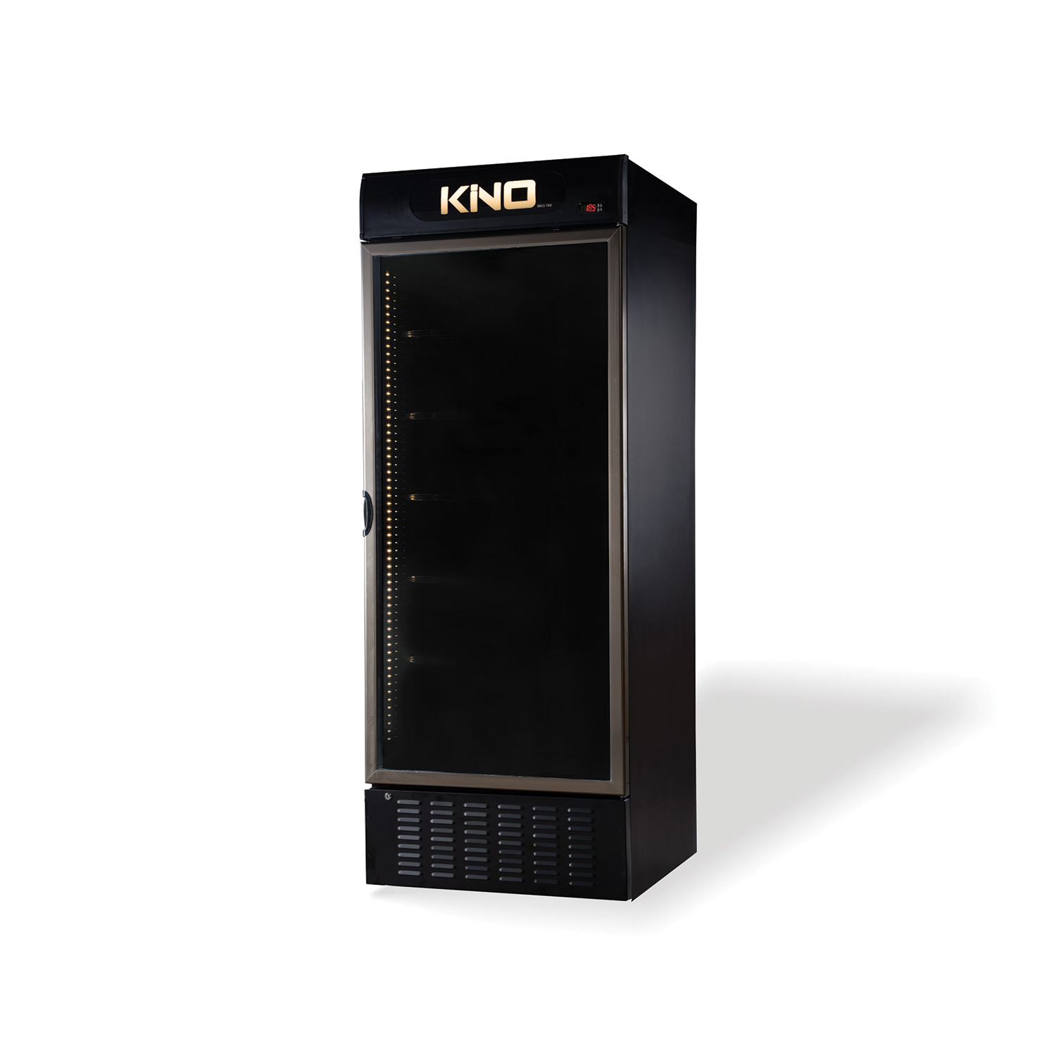 یخچال ایستاده ویترینی تک درب کینو مدل KR680 BL